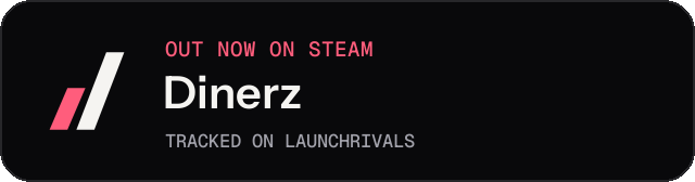 Dark launch badge for Dinerz