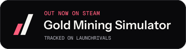 Dark launch badge for Gold Mining Simulator