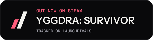 Dark launch badge for YGGDRA: SURVIVOR