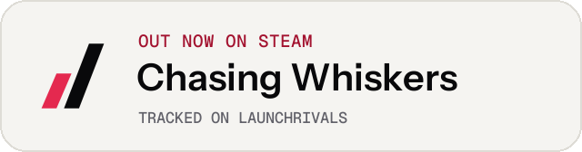 Light launch badge for Chasing Whiskers