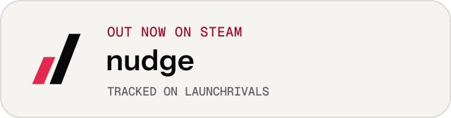 Light launch badge for nudge