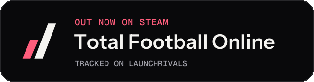 Dark launch badge for Total Football Online