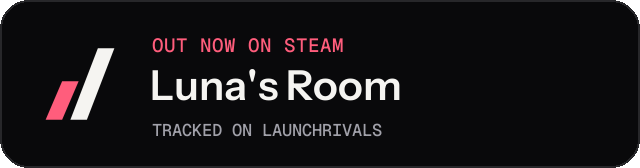 Dark launch badge for Luna's Room