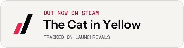 Light launch badge for The Cat in Yellow