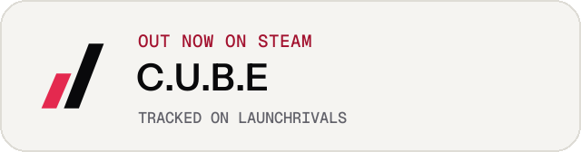 Light launch badge for C.U.B.E