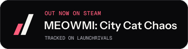 Dark launch badge for MEOWMI: City Cat Chaos