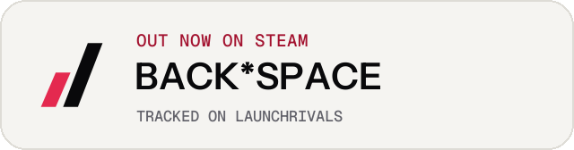 Light launch badge for BACK*SPACE