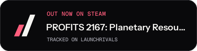 Dark launch badge for PROFITS 2167: Planetary Resource Optimization & Freight Infrastructure Technician Simulator