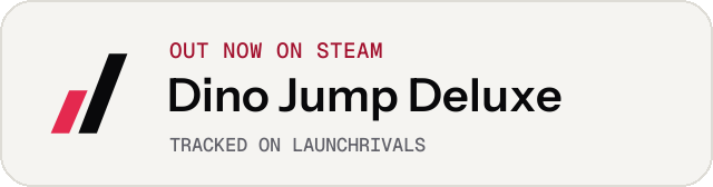 Light launch badge for Dino Jump Deluxe