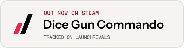 Light launch badge for Dice Gun Commando