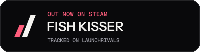 Dark launch badge for FISH KISSER