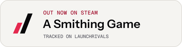 Light launch badge for A Smithing Game