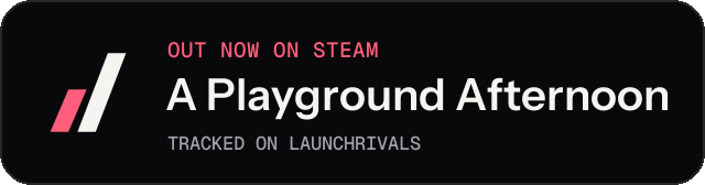 Dark launch badge for A Playground Afternoon