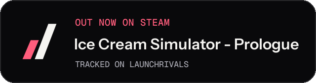 Dark launch badge for Ice Cream Simulator - Prologue