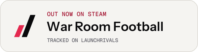 Light launch badge for War Room Football
