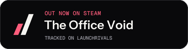 Dark launch badge for The Office Void