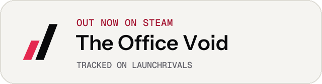 Light launch badge for The Office Void