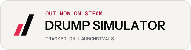 Light launch badge for DRUMP SIMULATOR