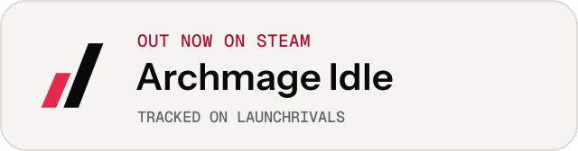 Light launch badge for Archmage Idle