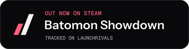 Dark launch badge for Batomon Showdown