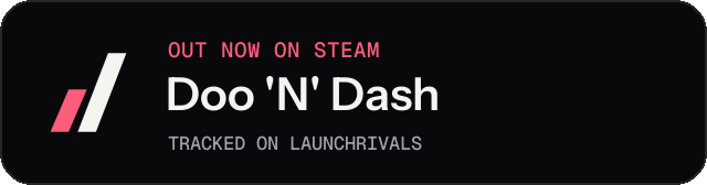 Dark launch badge for Doo 'N' Dash