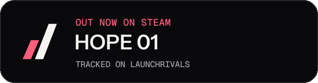Dark launch badge for HOPE 01