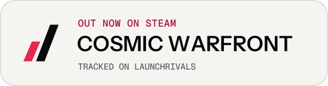 Light launch badge for COSMIC WARFRONT