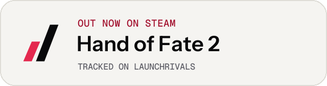 Light launch badge for Hand of Fate 2