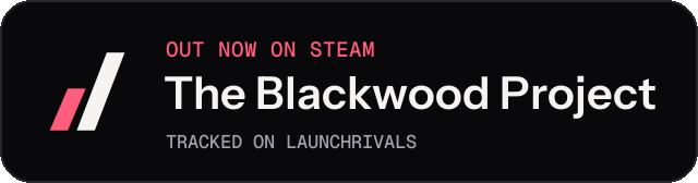 Dark launch badge for The Blackwood Project