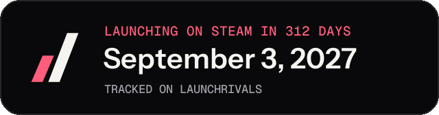Dark launch badge for September 3rd