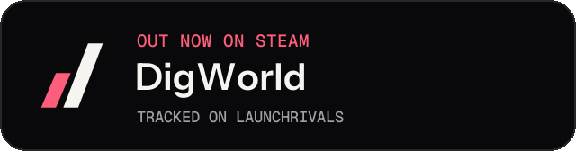 Dark launch badge for DigWorld