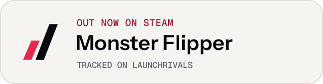 Light launch badge for Monster Flipper