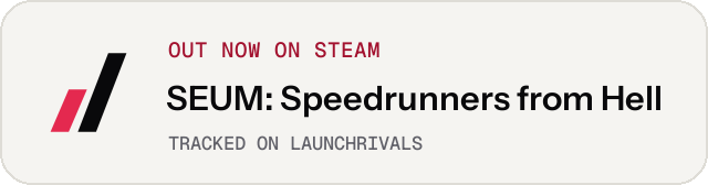 Light launch badge for SEUM: Speedrunners from Hell