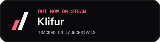 Dark launch badge for Klifur