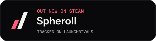 Dark launch badge for Spheroll