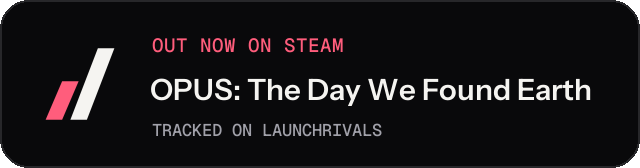 Dark launch badge for OPUS: The Day We Found Earth