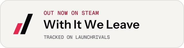 Light launch badge for With It We Leave