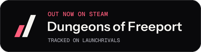 Dark launch badge for Dungeons of Freeport