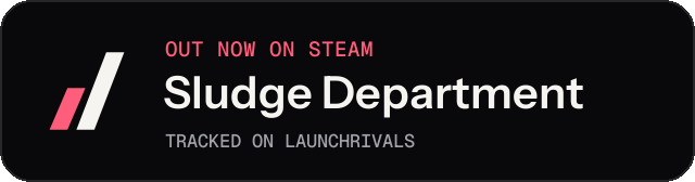 Dark launch badge for Sludge Department