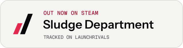 Light launch badge for Sludge Department