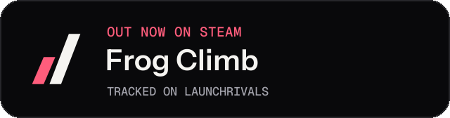 Dark launch badge for Frog Climb