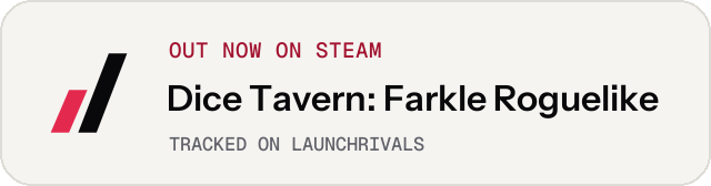 Light launch badge for Dice Tavern: Farkle Roguelike