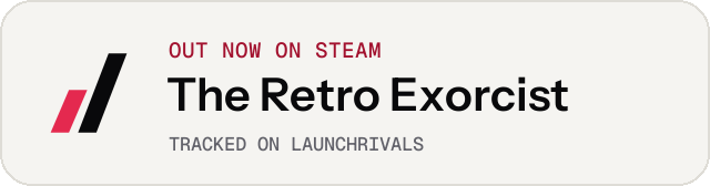 Light launch badge for The Retro Exorcist