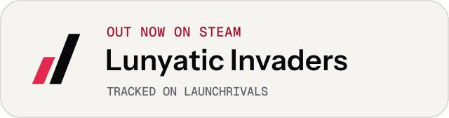 Light launch badge for Lunyatic Invaders