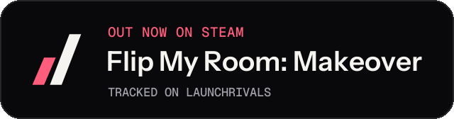 Dark launch badge for Flip My Room: Makeover