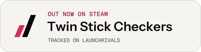 Light launch badge for Twin Stick Checkers