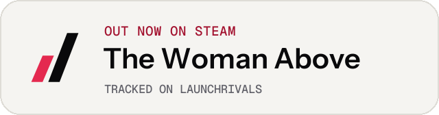 Light launch badge for The Woman Above