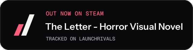 Dark launch badge for The Letter - Horror Visual Novel