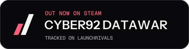 Dark launch badge for CYBER92 DATAWAR