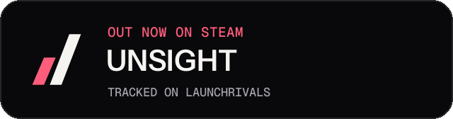 Dark launch badge for UNSIGHT